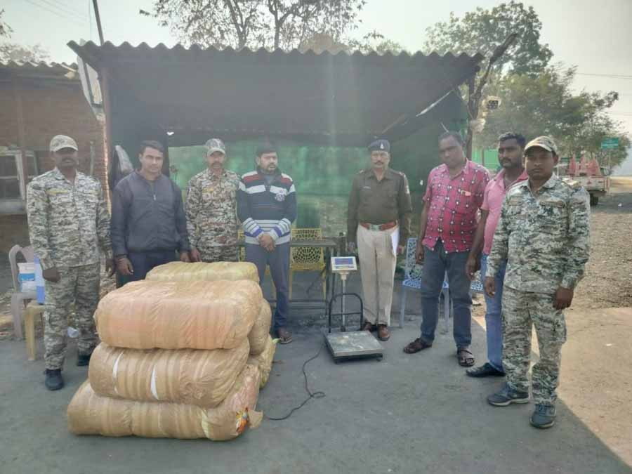 150 किलो अवैध गांजा के साथ अंतर्राज्यीय तस्कर गिरफ्तार